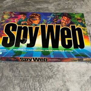 Parker Brothers Spy Web Board Game, 1997,  *99% Complete*
